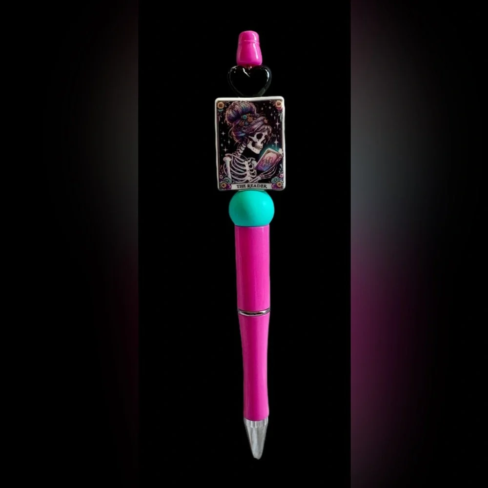 The Reader Tarot Card Custom Ink Pen - Writing Journaling Writer